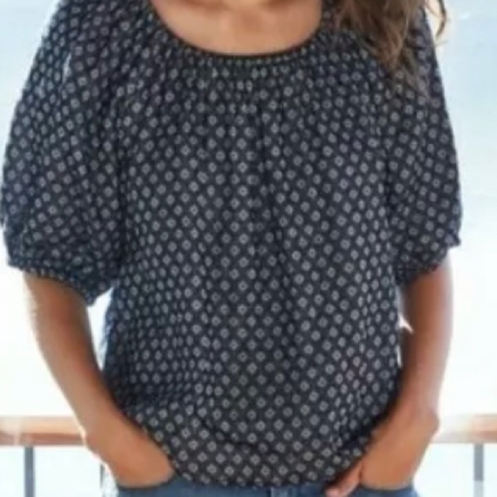 Universal Thread top shirt blouse Print Cotton XL XXL‎ target a new day jcrew